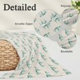 thumbnail image 3 of Nautical Sailboats Throw Pillow Cover 20 x 30 Inch Decorative Pillow Cover Sage Green Minimalist Beige Coastal Lumbar Pillowcase Seasonal Rectangle Cushion Case for Couch Sofa Bed Living Room, 3 of 9