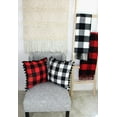 thumbnail image 5 of Buffalo Plaid Pillow Covers 18 x 18 inch – Premium Plaid Throw Pillow Covers – Buffalo Check Pillow Covers – Lovely Farmhouse Style Throw Pillows for Couch and Bed, 5 of 5