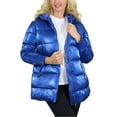 thumbnail image 2 of Women's Heavyweight Parka Jacket with Detachable Hood - Water-Resistant, Insulated Winter Coat for Cold Weather (S-XL), 2 of 5