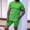 Green, variant on ZZwxWA Two Piece Outfits Set for Men Short Sleeve Henley Shirts and Shorts Set Men's Short Set Outfit 2 Piece Tracksuits