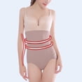 thumbnail image 2 of POIUYTR Shapewear Panties for Women Seamless Tummy Control Body Shaper Briefs High Waisted Lace Butt Lifting Thigh Slimmer Underwear, 2 of 5