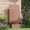 Brown + Wood#394, variant on Freestanding Raised Garden Bed with Trellis for Climbing Plants, Brown Wood-Plastic Composite Planter Box with Drainage Gap, 28.25 x 15 x 59 for Outdoor Patio Deck