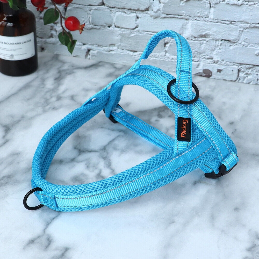 Pet Artist No Pull Dog Pet Dog Harness Reflective Nylon Mesh Padded with Handle Front Leading