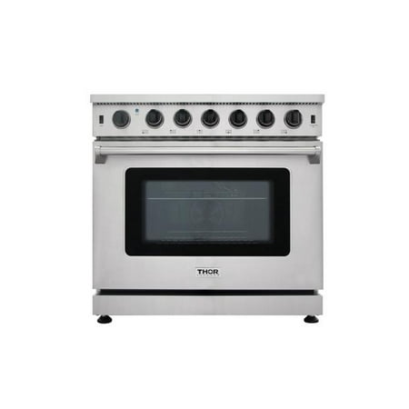 36 in. 6 cu. ft. Freestanding Professional Gas
