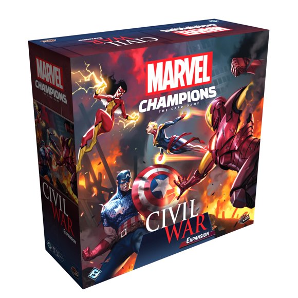 Asmodee Marvel Champions The Card Game Civil War Expansion - New Villainous Heroes & Customizable Scenarios, Cooperative Strategy Game for Kids & Adu