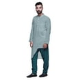 thumbnail image 2 of Atasi Kurta Asymétrique Imprimée Décontractée pour Hommes Ensemble Kurta Longue Designer, 2 of 4