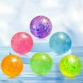 thumbnail image 5 of Pelotas antiestrés coloridas para adultos y niños | Pack de 4 juguetes sensoriales para aliviar la ansiedad | Pelotas suaves de TPR con lentejuelas | Regalos para fiestas y calcetines navideños, 5 of 5