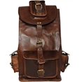 thumbnail image 1 of 20 Inch Backpack Shoulder Bag Messenger Bag Rucksack Sling Men's Leather, 1 of 1