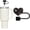 Black, variant on Bling Hearts Straw Covers Cap for Stanley Cup, Bling Diamond Rhinestone, 10mm Silicone Toppers, Straw Topper Compatible for Stanley 30&40 Oz Tumbler with Handle, Reusable Straws