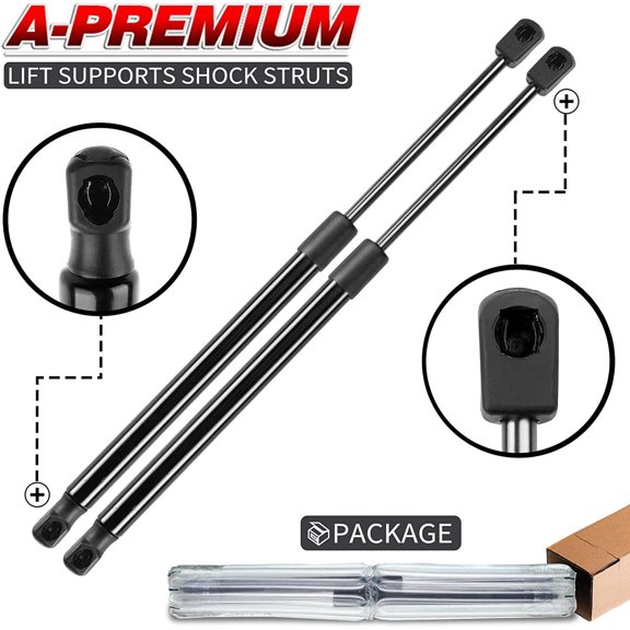 A-Premium Tailgate Lift Supports Shock Struts Spring Prop Compatible with Hyundai Veloster 2012-2017 2-PC