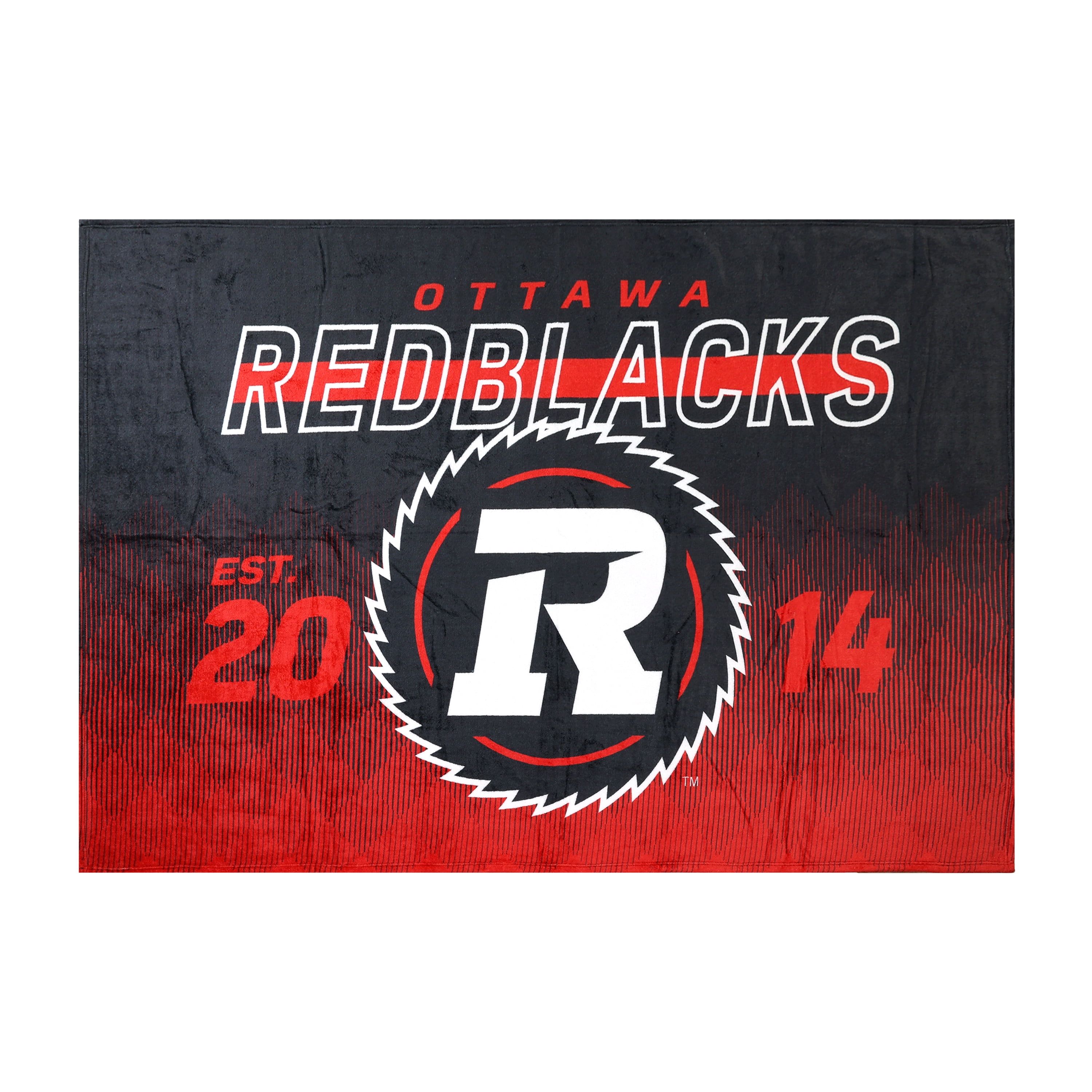 CFL Ottawa Redblacks Family Blanket, 62" x 90"
