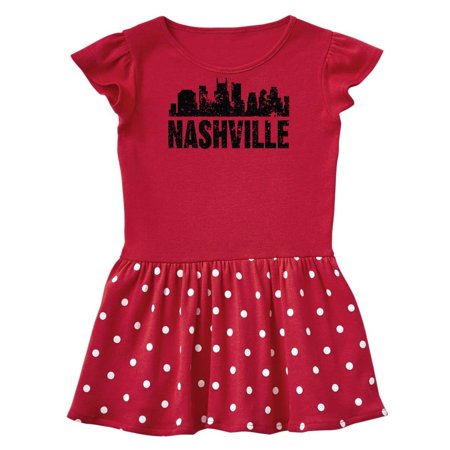 

Inktastic Nashville Skyline Grunge Gift Baby Girl Dress