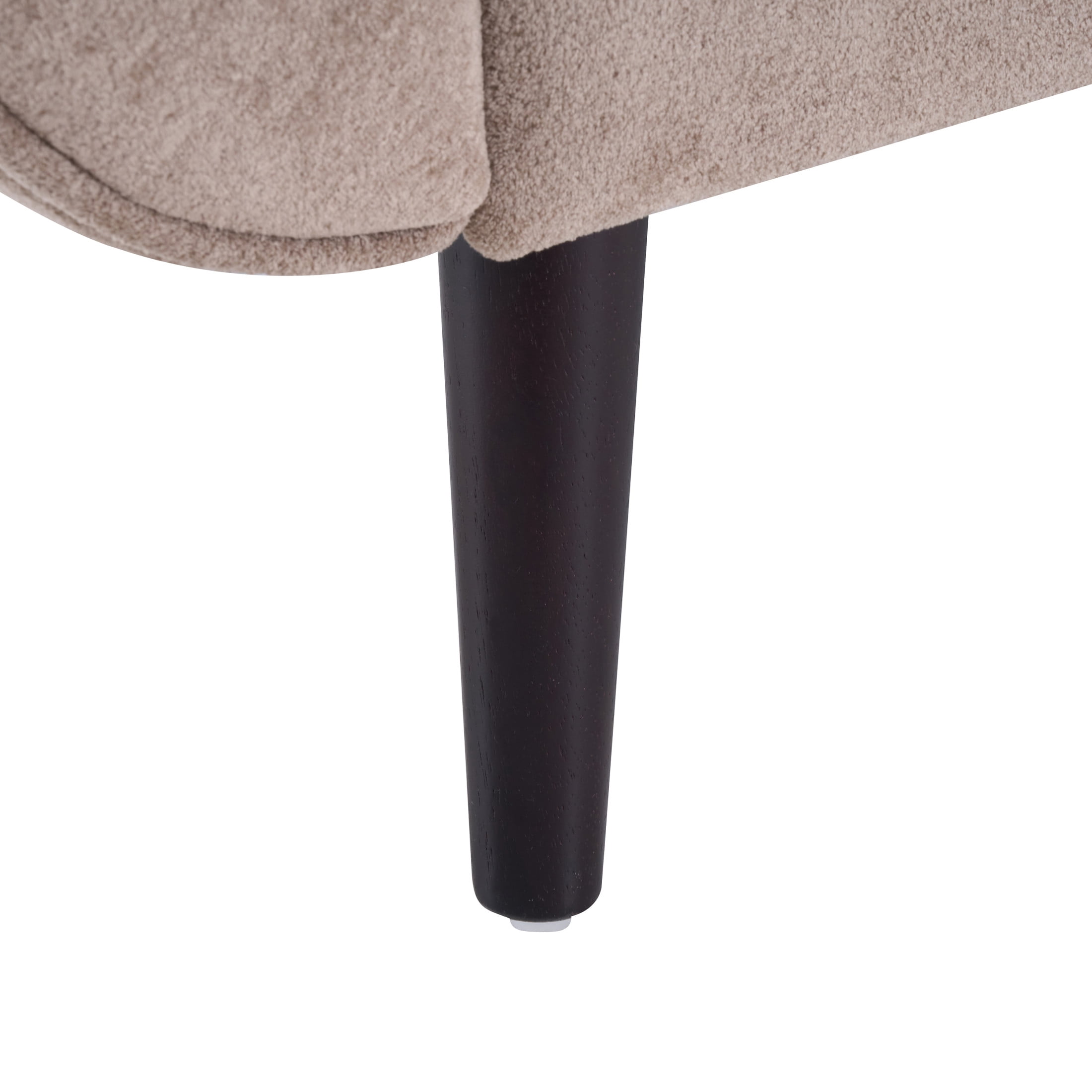 Christopher Knight Home 69" Luxury Upholstered Chaise Lounge Chair with Bolster Pillow, Light Brown