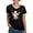 Black, variant on CafePress - Ghost With A Funny Face Women's V Neck T Shirt - Women's V-Neck Dark T-Shirt