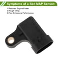 thumbnail image 5 of Unique Bargains Manifold Absolute Pressure MAP Sensor for Chevrolet Aveo 4DR Base 2007-2014 No.96378860 1 Pc, 5 of 6