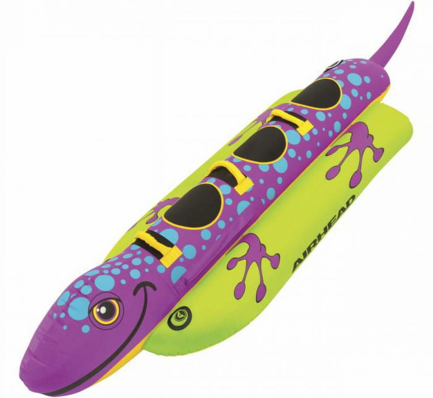 AIRHEAD Water Inflatable 3-Rider Hot Dog Towable Tube for AIRHEAD Water Inflatable 3-Rider Hot Dog Towable Tube for