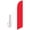 Red, variant on Cobb Promo Solid Yellow Color Advertising Decorative Feather Flag with Complete 15ft Pole kit and Ground Spike