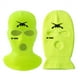 thumbnail image 1 of Gorro de punto con 3 agujeros, cubierta para la cara bordada con letras, cubierta cálida para la cara de esquí para ciclismo al aire libre, esquí, correr, amarillo fluorescente, 1 of 9