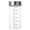 Clear, variant on Glass Juice Bottles with Stainless Steel Lids - Wide Mouth Borosilicate Glass Shaker Bottles for Protein Shakes, Smoothies & Juicing, Leakproof & Dishwasher Safe