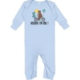 thumbnail image 2 of Inktastic 1st Birthday Bear on Bicycle 1 Year Old Baby Romper Coveralls, 2 of 4