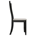 thumbnail image 5 of Castle Place Minimalist Wooden Dining Chair, Set of 2, Black, 5 of 8