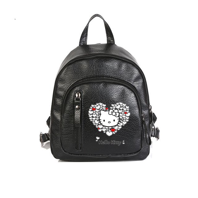 Mochila De Hello Kitty Bolsa Escolar Para Mujer Viaje Papelería Para Estudiantes