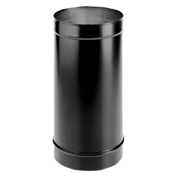 DuraVent 8DBK-48 DuraBlack Single Wall Black Stove Pipe, 48 x 8 Inches
