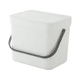 thumbnail image 1 of Inteprter Botes de basura clasificados con tipo colgante resistente y manija de fácil movimiento Tipo colgante El triturador de basura no se Suministros de limpieza para el hogar blanco 7L, 1 of 6