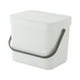 thumbnail image 1 of Bote de basura montado en la pared Cateissary 7L blanco, 1 of 6