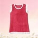 thumbnail image 3 of Niña Bebé Vestido de Verano Encaje a Cuadros Vestido de Cuello para Niñas Pequeñas, 3 of 6