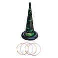 thumbnail image 3 of Tnarru 5 Pieces Halloween Rings Toss Game Set Halloween Games Throwing Rings Fun Activities Inflatable Witch Hats for Indoor Outdoor Green, 3 of 8