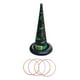 thumbnail image 3 of Juego de 5 piezas de lanzamiento de anillos de Halloween, decoraciones de Halloween, juguete interactivo para padres e hijos Verde, 3 of 9