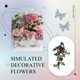 thumbnail image 3 of Matsuzay Flores artificiales elegantes interiores o al aire libre de la flor artificial del mantenimiento bajo para la decoración Decoración A-6, 3 of 6