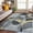 Yellow, variant on World Rug Gallery Contemporary Distressed Circle Area Rug - YELLOW 2'x7'