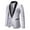 Gray, variant on jjayotai Mens Coat Jacket Clearance Men Casual Faddish Long Sleeve Carry Pockets Blazers Single-Breasted Jacket