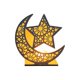 thumbnail image 1 of Wooden Crafts Ornament Lamp Middle East Festival Eid Decorative Lamp Moon Led Decorative Lamps, J, 1 of 5