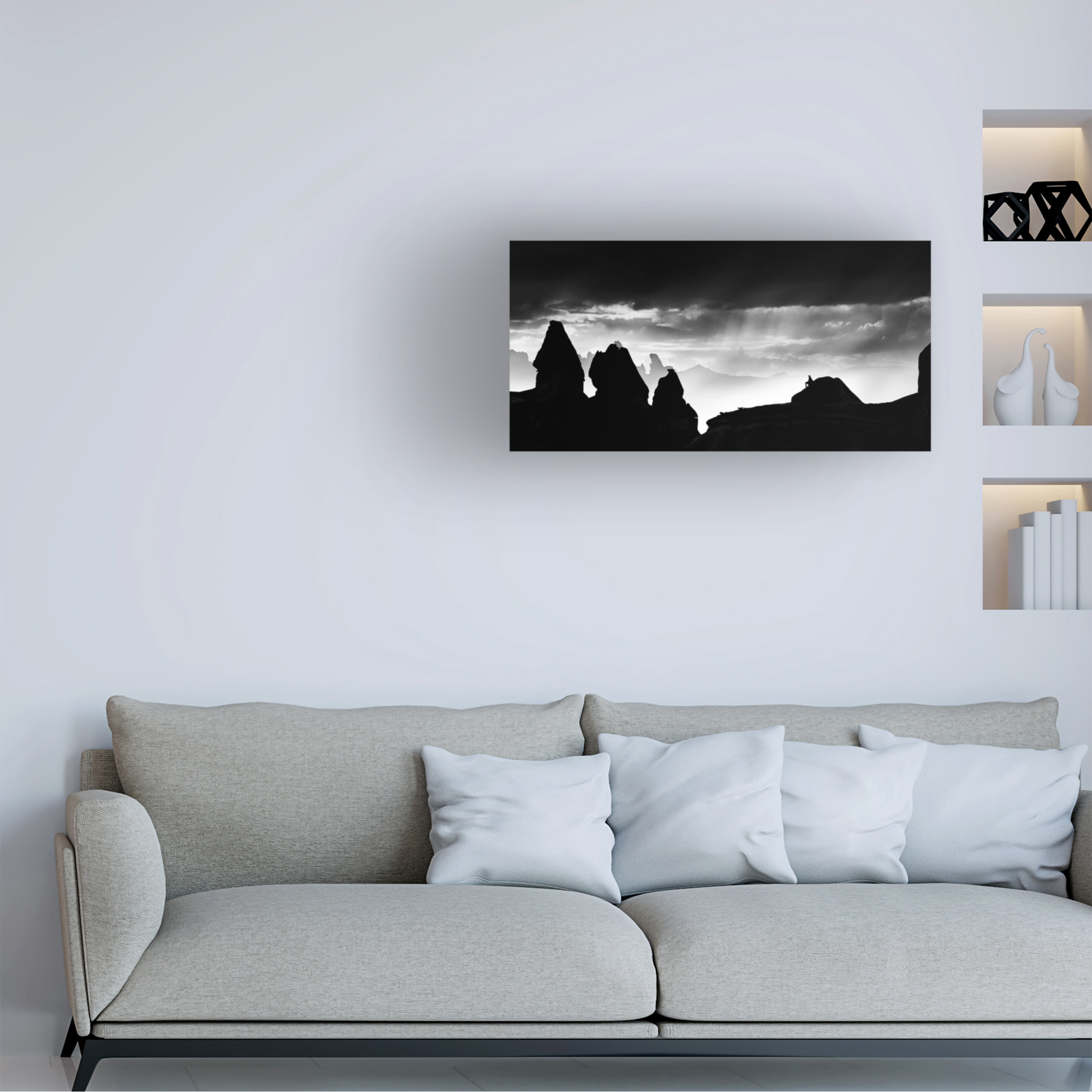 Juan Luis Duran 'The Thinker' Canvas Art
