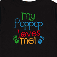 thumbnail image 4 of Inktastic My Poppop Loves Me Gift Boys or Girls Long Sleeve Toddler T-Shirt, 4 of 5