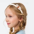 thumbnail image 5 of Fiudx Artículos en oferta con ofertas flash Cinturón de lazo de primavera y verano con dientes 1 cm, bandas de hilo para el cabello, antideslizantes, accesorios para el cabello de princesa, adorables, 5 of 5