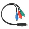 thumbnail image 3 of Sound Adapter Cable, Explosion Proof Free Bending 0.9ft S Video 7 Pin Male To 3RCA Female Cable  For TV, 3 of 8
