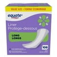 thumbnail image 3 of Equate Light Absorbency Long Pantiliner Unscented, 108 Count, 3 of 9
