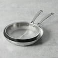 thumbnail image 3 of Henckels Clad H3 2-pc Stainless Steel 10-in & 12-in Fry Pan Set, 3 of 4