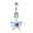 24040901-3, variant on Cool and elegant aurora glitter butterfly navel ring piercing accessory