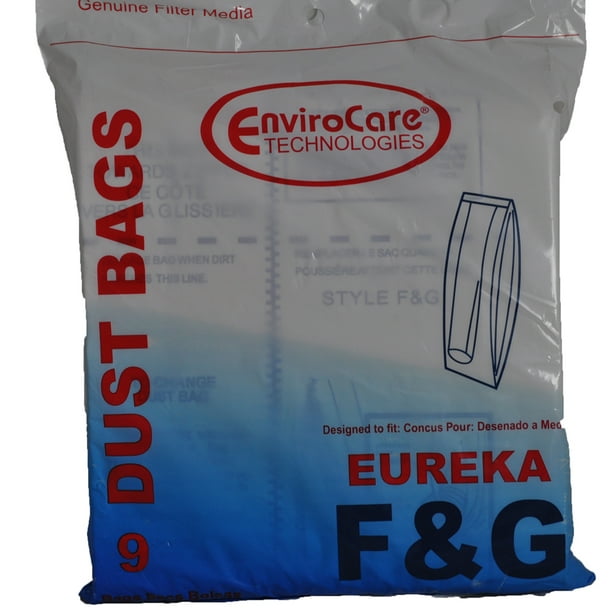 Eureka Style F & G Vacuum Bags, 9 Per Pack