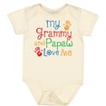 thumbnail image 3 of Inktastic Grammy and Papaw Love Me Grandchild Boys or Girls Baby Bodysuit, 3 of 5