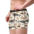 thumbnail image 3 of Bingfone Ramadan Whale Men's Underwear - Casual Stretch Boxer Briefs-Medium, 3 of 7