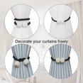 thumbnail image 2 of Magnetic Curtain Tiebacks Convenient Curtains Drape Ties Backs Weave Rope Curtain Holdbacks for Outdoor Window Draperies, 2 of 5