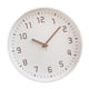 thumbnail image 3 of Reloj de pared decorativo de 30 cm con números grandes y elegante para decoración del hogar. Blanco, 3 of 9