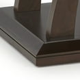 thumbnail image 2 of Steve Silver Jocelyn Square End Table, Espresso Cherry Wood, 2 of 7