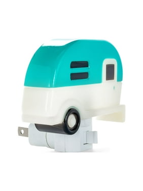 Camco Camper/RV Nightlight | 360-Degree Swivel Base | LED, 120V, Blue (53106)